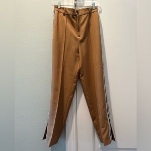 A loves A Mustard Trousers with Stripe Detail, Size 6
